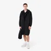 Lacoste Men's Long Packable Water-repellent Jacket - 52 - M/l In Black