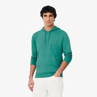 Lacoste Men's Long Sleeve Hooded T-shirt - M - 4 In Green