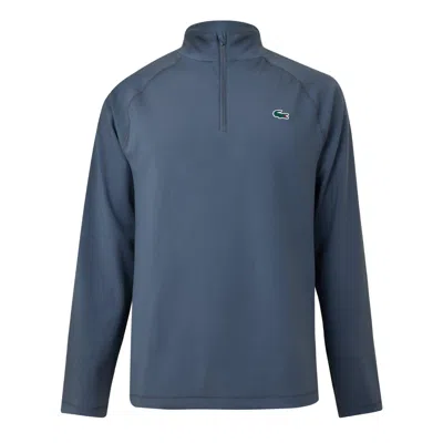 Lacoste Men's Long Sleeve Performance T-shirt In Grey 7ez