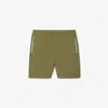 Lacoste Water-repellent Relaxed-fit Shorts In Green