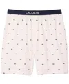 Lacoste Men's Loungewear Croc Print Pajama Shorts