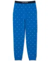 Lacoste Men's Loungewear Crocodile Pajama Pants In White