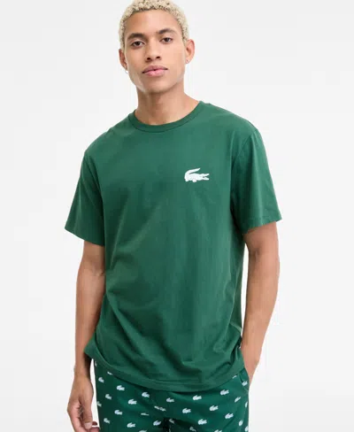 Lacoste Men's Loungewear Sleep T-shirt In Green