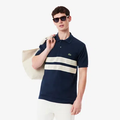 Lacoste Men's Made In France Classic Fit L.12.12 Polo - 4xl - 9 In Blue