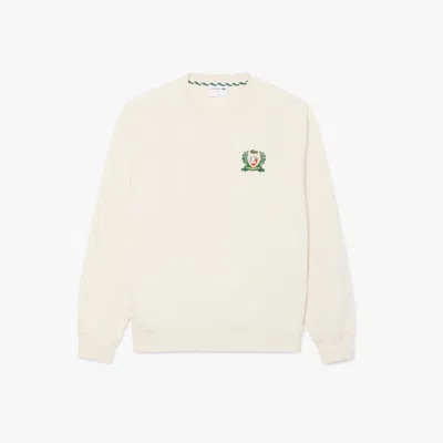 LACOSTE MEN'S MADE IN FRANCE EMBROIDERED SHIELD SWEATSHIRT - 3XL - 8