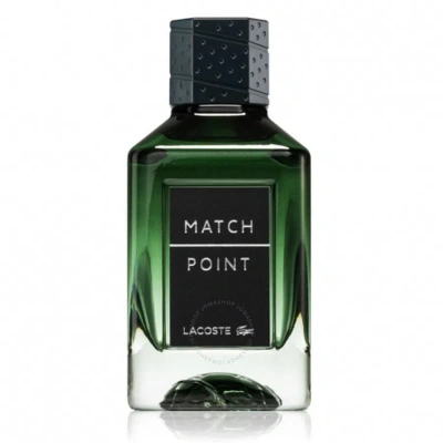 Lacoste Men's Match Point Eau De Parfum Edp 3.4 oz Fragrances 3616302013357 In Black