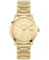 Lacoste L.12.12 Metropole Bracelet Watch, 39mm In Gold