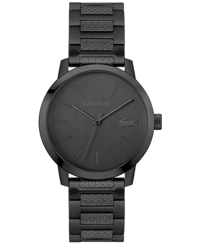 Lacoste Men's Metropole Ionic Plated Black Steel Bracelet Watch, 39mm