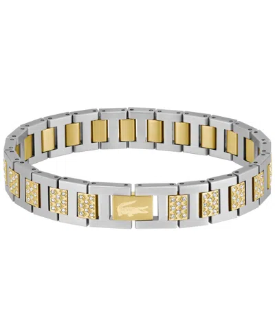 Lacoste Men's Metropole Two-tone Stainless Steel With Crystal Bracelet