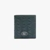 Lacoste Men's Monogram Compact Leather Billfold - One Size In Green