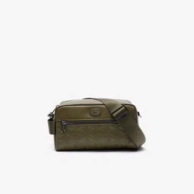 Lacoste Men's Monogram Pouch & Strap - One Size In Green