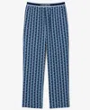 Lacoste Men's Monogram Print Pajama Pants In Blue