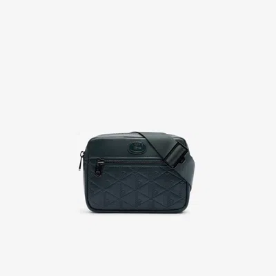Lacoste Men's Monogram Reporter Bag - One Size In Green