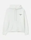 Lacoste Men's Multi Print Fleece Hoodie In White