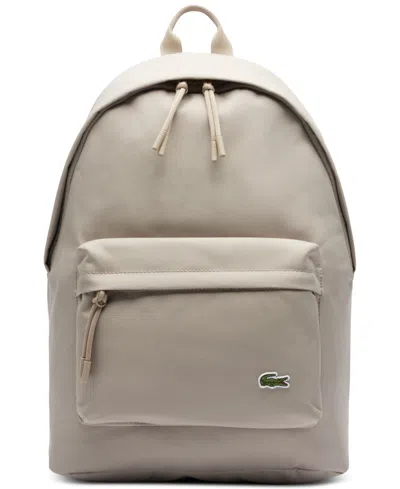 Lacoste Men's Neocroc Small Backpack In Med Beige