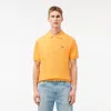 Lacoste Crocodile-patch Polo Shirt In Orange