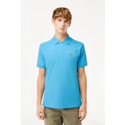 Lacoste Men's Original L.12.12 Petit Pique Cotton Polo Shirt In Blue