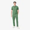 Lacoste Geometric Pattern Trousers In Green