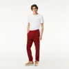 Lacoste Jacquard Monogrammed Paris Tracksuit Bottoms - Xxl - 7 In Red