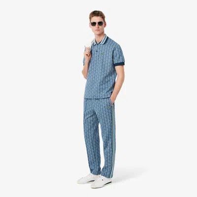 Lacoste Men's Paris Monogram Sweatpants - 4xl - 9 In Blue