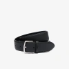 Lacoste Men's Petit Piqué Belt - 45 In In Black
