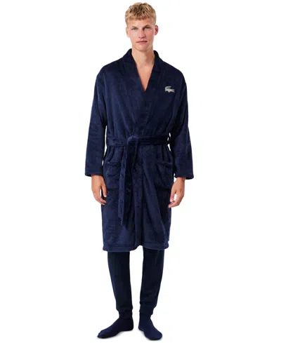 Lacoste Marine Organic Cotton Bath Robe