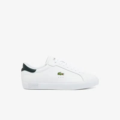 Lacoste Men's Powercourt Leather Sneakers - 10 In White