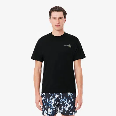Lacoste Men's Print Motif Jersey T-shirt - 3xl - 8 In Black
