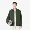 Lacoste Men's Quilted Water-repellent Overshirt - 17½ - 44 In Green
