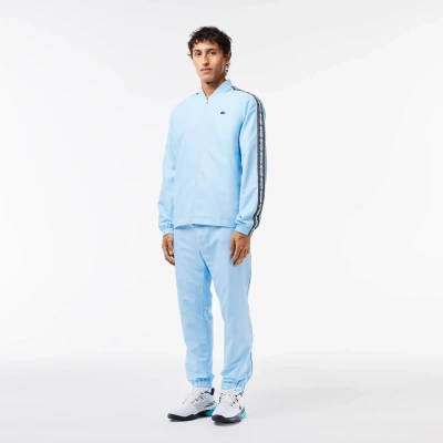 Lacoste Men's Recycled Fabric Tennis Sweatsuit - Xl - 6 In Blue