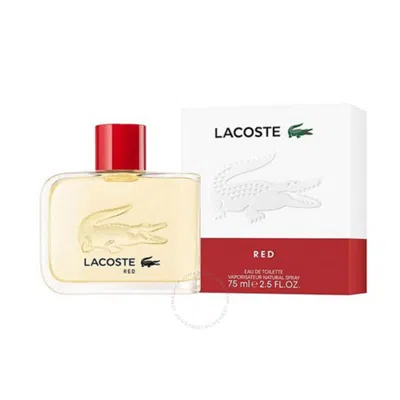 Lacoste Men's Red Edt 2.54 oz Fragrances 3386460149327 In White