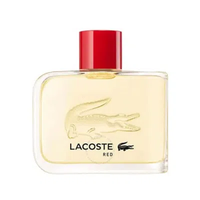 Lacoste Men's Red Edt 4.23 oz (tester) Fragrances 3386460149402 In White