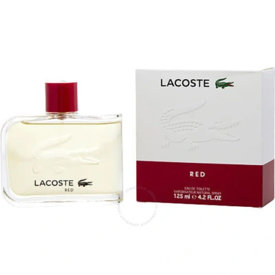 Lacoste Men's Red Edt Spray 4.2 oz Fragrances 3616302931781 In Red   /   Red.