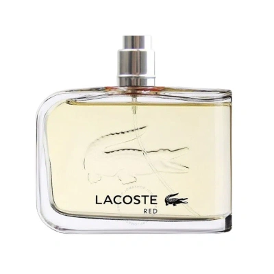Lacoste Men's Red Edt Spray 4.2 oz (tester) Fragrances 3616302931811 In Red   /   Red. / Green