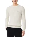 Lacoste Crew Neck Pull Over Wool Sweater