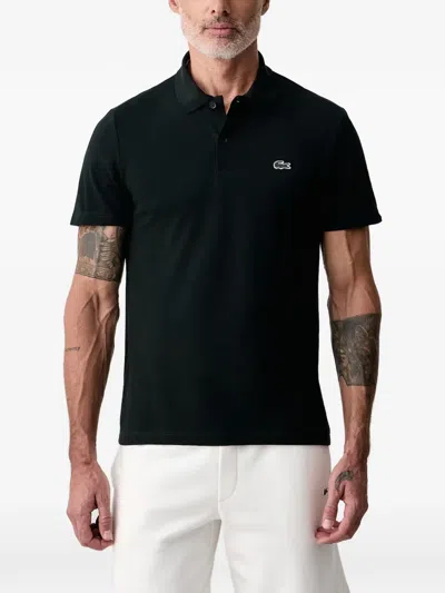 Lacoste Men's Regular Fit Cotton Blend Polo In Black