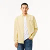 Lacoste Men's Regular Fit Oxford Shirt - 14½ - 37 In Yellow