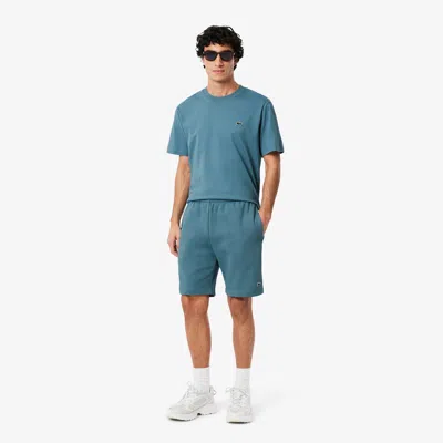 Lacoste Men's Regular Fit Fleece Shorts - 3xl - 8 In Blue
