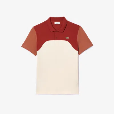 Lacoste Men's Regular Fit L.12.12 Colorblock Polo - M - 4 In White