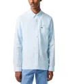 Lacoste Men's Regular-fit Linen Shirt In T01 - Rill