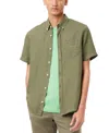 Lacoste Men's Short Sleeve Linen Shirt   - 17 - 43