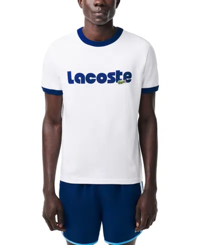 Lacoste Men's Regular-fit Logo T-shirt In White