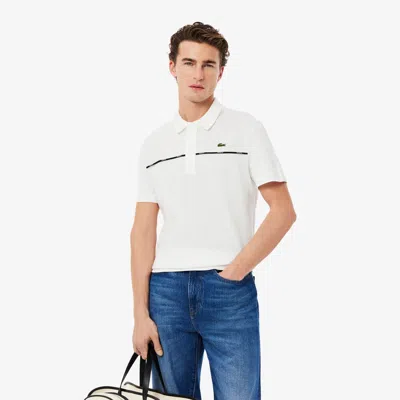Lacoste Men's Regular Fit Logo Trim L.12.12 Polo - Xxl - 7 In White