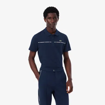 Lacoste Men's Regular Fit Logo Trim L.12.12 Polo - Xl - 6 In Blue