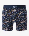 Lacoste Men's Regular Fit Logo Waistband Boxer Briefs In Multi