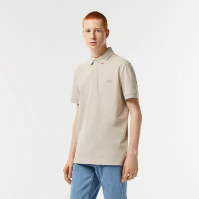 Lacoste Smart Paris Polo Stretch Cotton - Xxl - 7 In Beige