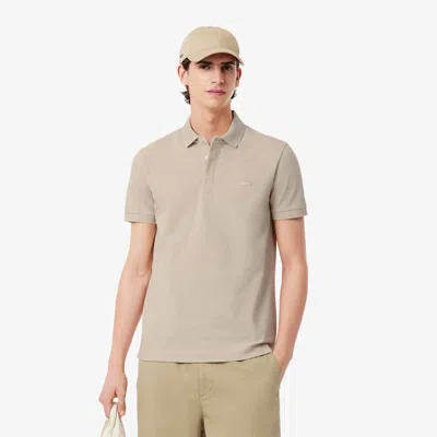 Lacoste Men's Regular Fit Paris Stretch Piqué Polo - Xl - 6 In Grey