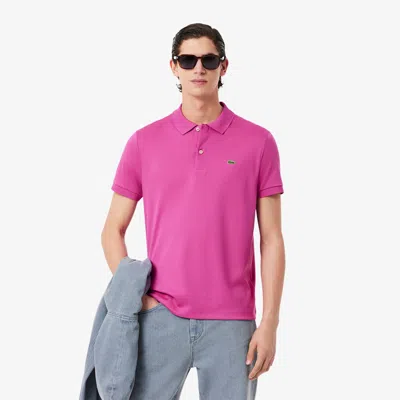 Lacoste Men's Regular Fit Pima Cotton Polo - Xxl - 7 In Pink