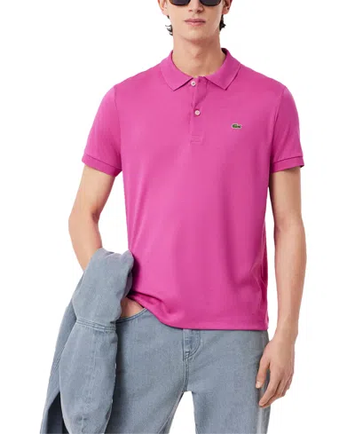 Lacoste T-shirts And Polos Fuchsia In I1l - Malva