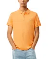 Lacoste Men's Regular Fit Pima Cotton Polo - 3xl - 8 In Orange
